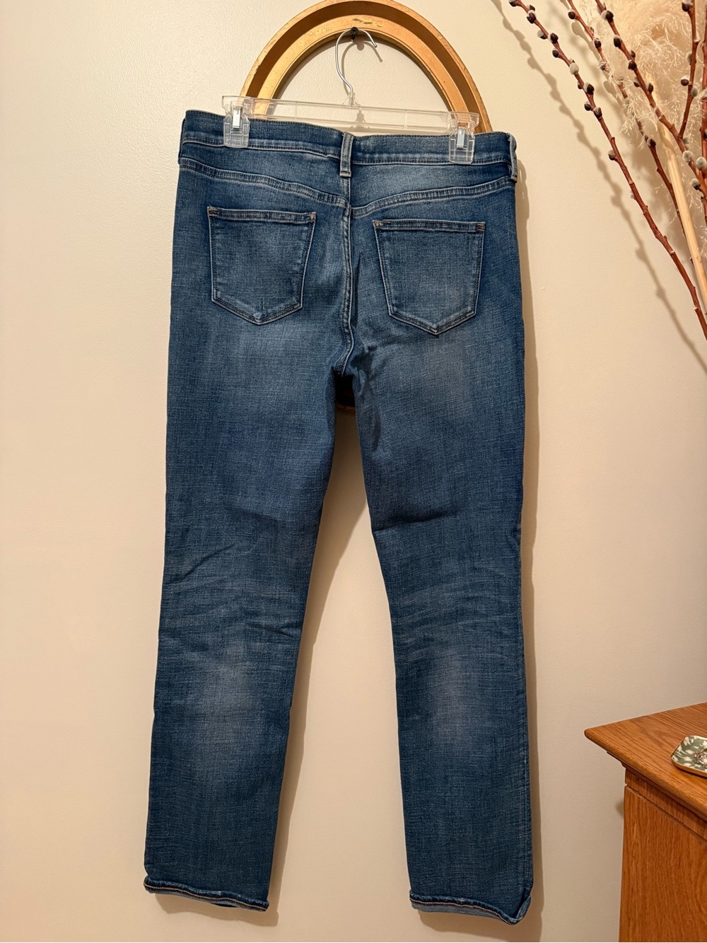 J. Crew Women's Skinny Jeans in Dark Blue Wash